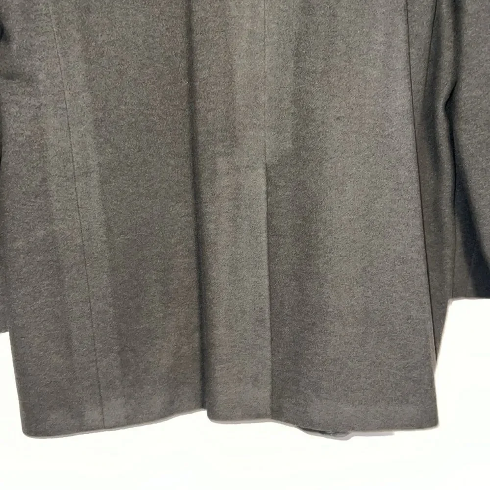 BROOKS BROTHERS Dark Grey Camel Hair Sport Coat-44R